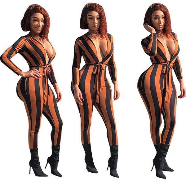 17f8164 autumn winter women fashion striped print skinny v-neck jumpsuit playsuit rompers plus size bodysuit1, Black;white
17f8164 autumn winter women fashion striped print skinny v-neck jumpsuit playsuit rompers plus size bodysuit1, Black;white