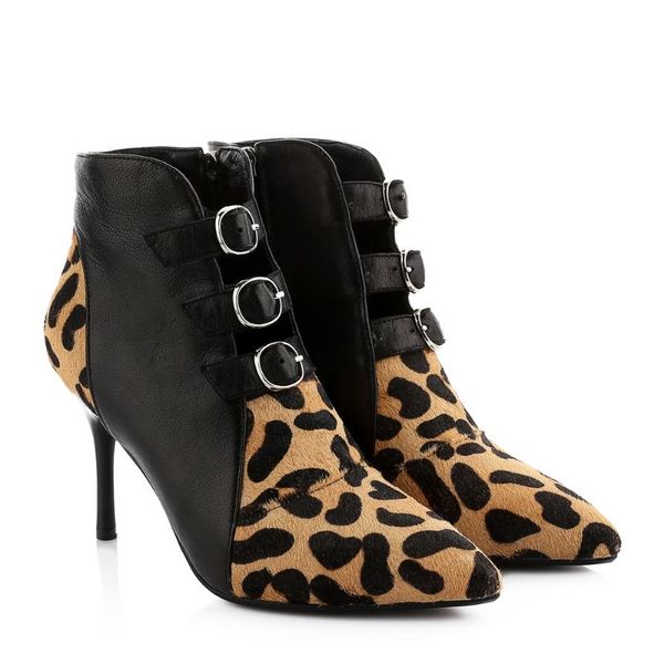 boots ins women natural leather ankle for sheepskin + horsehair upper leopard women's shoes spring and autumn, Black
boots ins women natural leather ankle for sheepskin + horsehair upper leopard women's shoes spring and autumn, Black