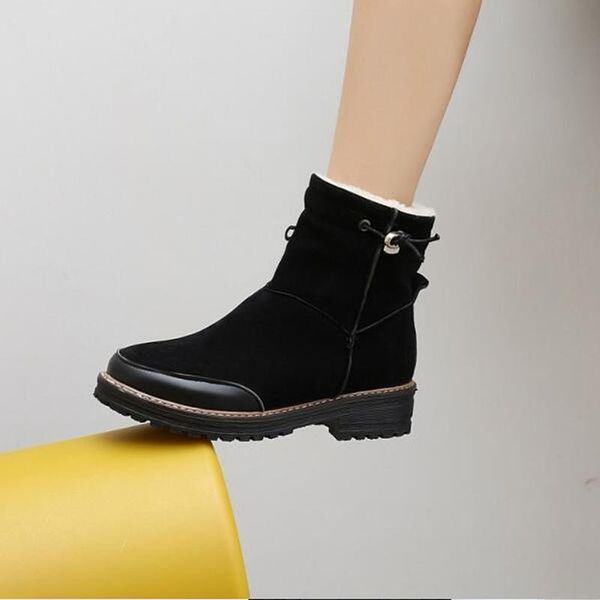 women ankle boots chaussure booties chunky low heels pumps slip on autumn winter warm shoes woman zapatos mujer sapato d2056, Black
women ankle boots chaussure booties chunky low heels pumps slip on autumn winter warm shoes woman zapatos mujer sapato d2056, Black