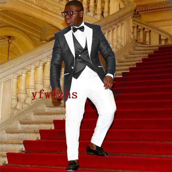 handsome one button groomsmen notch lapel groom tuxedos mens wedding dress man jacket blazer prom dinner suits (jacket+pants+tie+vest) w576, Black;gray
handsome one button groomsmen notch lapel groom tuxedos mens wedding dress man jacket blazer prom dinner suits (jacket+pants+tie+vest) w576, Black;gray