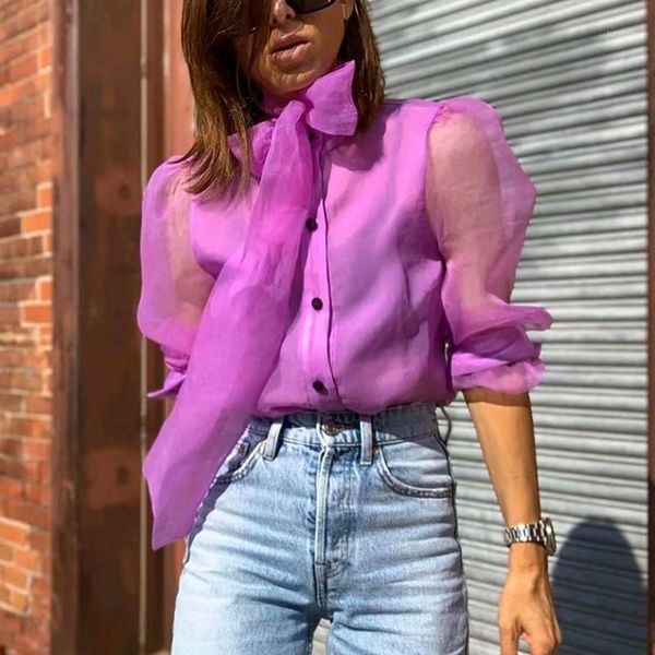 vintage women bow transparent blouses 2020 fashion ladies boho mesh button shirts sweet girls chic female feminine, White
vintage women bow transparent blouses 2020 fashion ladies boho mesh button shirts sweet girls chic female feminine, White