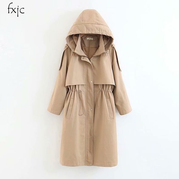 women casual windbreaker long sleeve zipper hooded jacket slim solid color double pocket fall winter women's windbreake 201031, Tan;black
women casual windbreaker long sleeve zipper hooded jacket slim solid color double pocket fall winter women's windbreake 201031, Tan;black