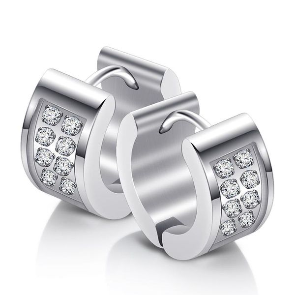 2 row cubic zirconia crystal hoop earrings stainless steel wedding earrings for women jewelry, Golden;silver
2 row cubic zirconia crystal hoop earrings stainless steel wedding earrings for women jewelry, Golden;silver