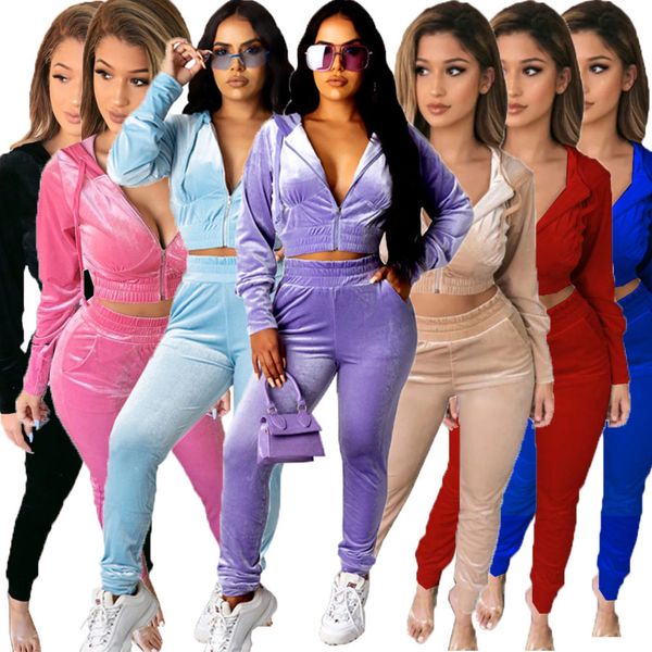 women two pieces outfits korean velvet hooded zippers high waist long sleeve coat trousers ladies new fashion autumn and winter sportwear j9, White
women two pieces outfits korean velvet hooded zippers high waist long sleeve coat trousers ladies new fashion autumn and winter sportwear j9, White