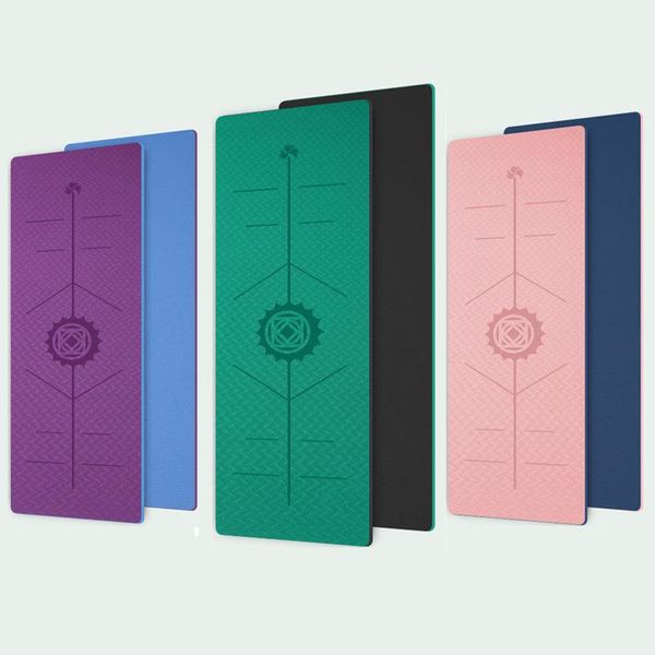 yoga mat tpe 183*66cm*6mm fitness exercise mat eco-friendly anti slip workout pilates double layer color dance gym mattress
yoga mat tpe 183*66cm*6mm fitness exercise mat eco-friendly anti slip workout pilates double layer color dance gym mattress