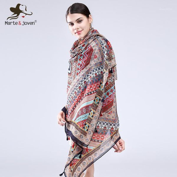 marte&joven geometric print ethnic style wrap and scarf for women casual oversized retro summer beach shawl ladies1, Blue;gray
marte&joven geometric print ethnic style wrap and scarf for women casual oversized retro summer beach shawl ladies1, Blue;gray