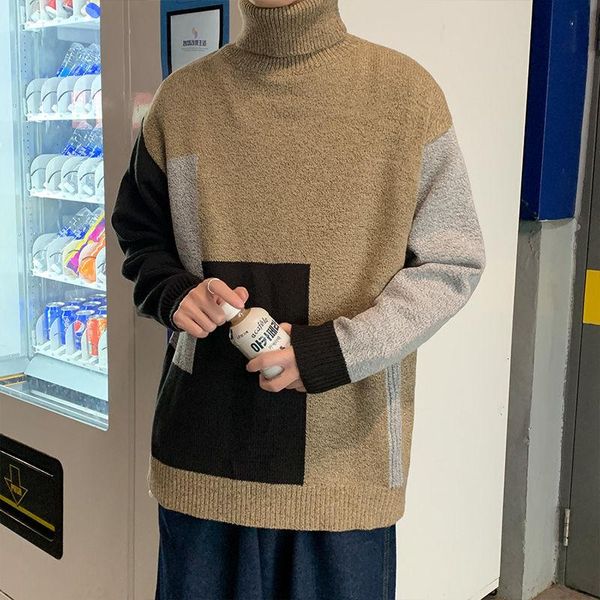 men's sweaters 2021 winter turtleneck loose fatty plus size 5xl thicken korean style trendy blue clothes, White;black
men's sweaters 2021 winter turtleneck loose fatty plus size 5xl thicken korean style trendy blue clothes, White;black