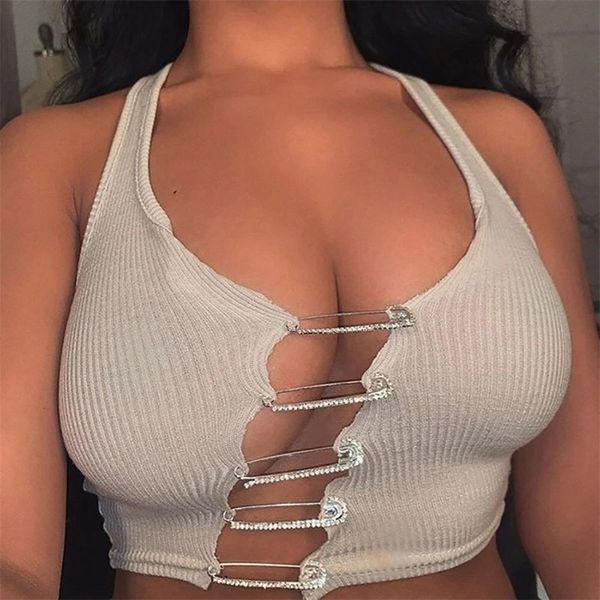 nibber halter hollow out ribbed tank street fashion basic knitting camisole female low chest sleeveless club party crop 201028, White
nibber halter hollow out ribbed tank street fashion basic knitting camisole female low chest sleeveless club party crop 201028, White