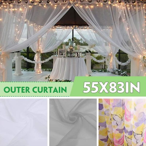 55x83inch outdoor window curtain waterproof blackout curtain for wedding backyard garden decoration porch exterior voile
55x83inch outdoor window curtain waterproof blackout curtain for wedding backyard garden decoration porch exterior voile