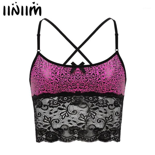 mens exotic leopard printed pink gay mans cross back lace spliced camisole vest honey sissy lingerie tank crop 1, White;black
mens exotic leopard printed pink gay mans cross back lace spliced camisole vest honey sissy lingerie tank crop 1, White;black