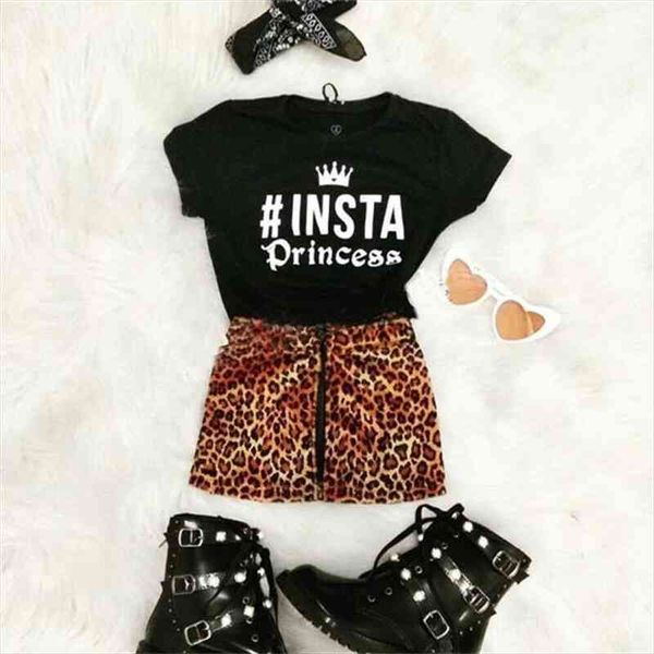 fashion baby girl toddler kids princess outfits 2pcs letter print t shirt leopard zipper mini skirts set, White
fashion baby girl toddler kids princess outfits 2pcs letter print t shirt leopard zipper mini skirts set, White