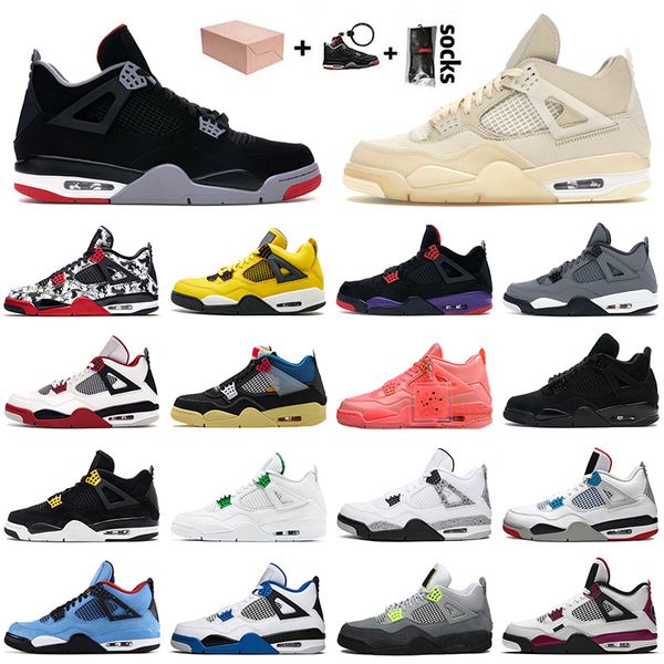 bred 4 4s basketball shoes new arrival sail jumpman punch black cat white cement union noir men women trainers sneakers, White;red
bred 4 4s basketball shoes new arrival sail jumpman punch black cat white cement union noir men women trainers sneakers, White;red