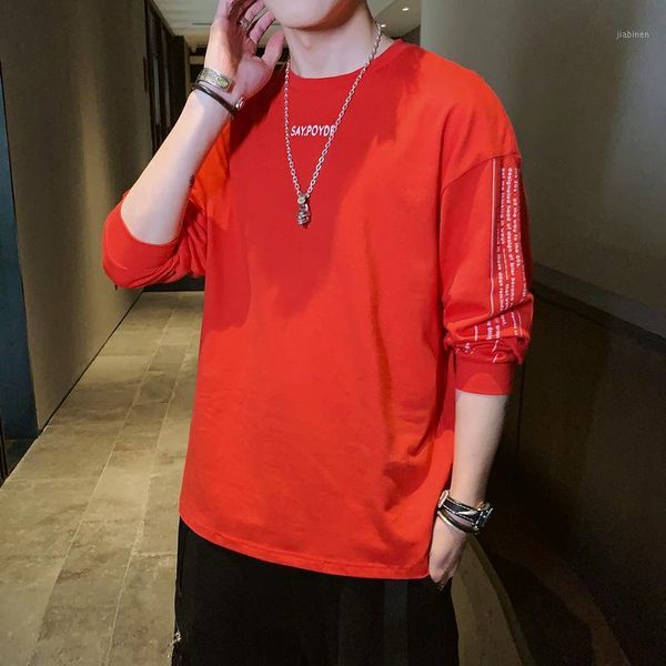 2020 new casual cotton men long sleeve t-shirt boys spring autumn tees size m-5xl1, White;black
2020 new casual cotton men long sleeve t-shirt boys spring autumn tees size m-5xl1, White;black