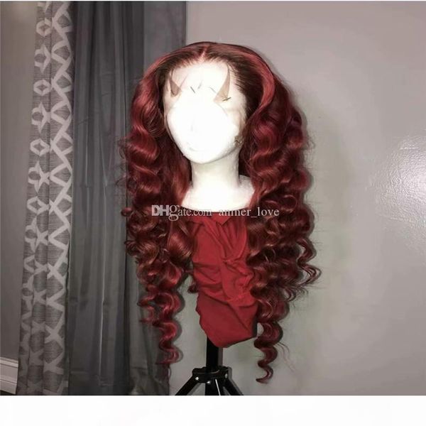 brazilian human hair lace front wig loose wave lace wig #99j ombre full lace wigs hair with baby hair natural hairline for women, Black;brown
brazilian human hair lace front wig loose wave lace wig #99j ombre full lace wigs hair with baby hair natural hairline for women, Black;brown