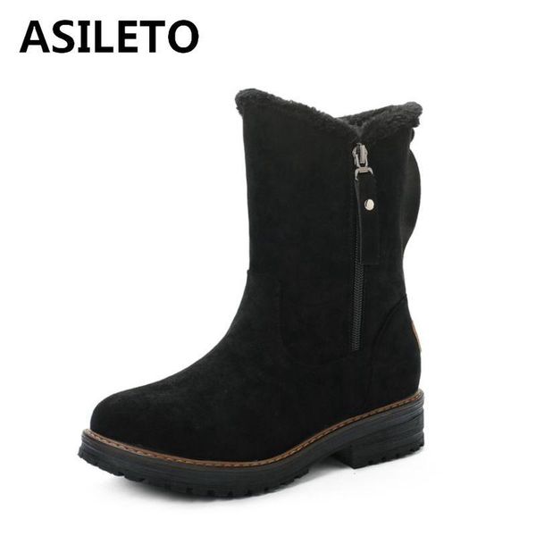 asileto круглый toe плоский низкий каблук zip замши faux короткие плюшевые нубук снег теплые сапоги размер 34-43 черный хаки открытый зимние, Black
asileto круглый toe плоский низкий каблук zip замши faux короткие плюшевые нубук снег теплые сапоги размер 34-43 черный хаки открытый зимние, Black