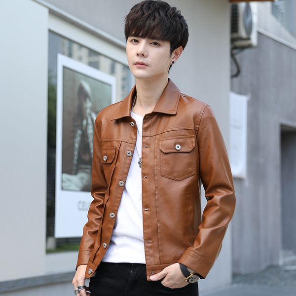 winter leather motorcycle clothes, spring autumn men's wear, plush thickened, slim, korean fashion and handsome, Black;brown
winter leather motorcycle clothes, spring autumn men's wear, plush thickened, slim, korean fashion and handsome, Black;brown