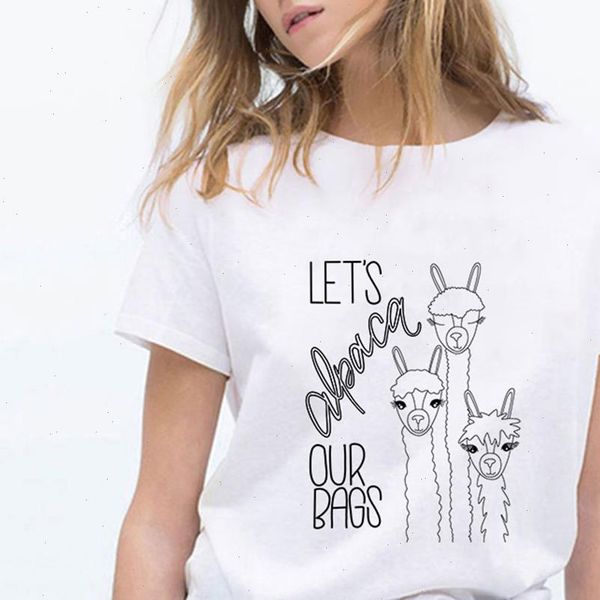 alpaca clothes t shirt women vintage loose t shirt tee shirts harajuku spring summer 90s streetwear round collar tshirt, White
alpaca clothes t shirt women vintage loose t shirt tee shirts harajuku spring summer 90s streetwear round collar tshirt, White
