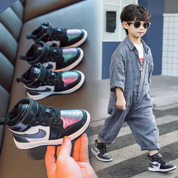 children's winter 2020 new autumn and high board boys' plush sports girls' casual sho, Black;red
children's winter 2020 new autumn and high board boys' plush sports girls' casual sho, Black;red