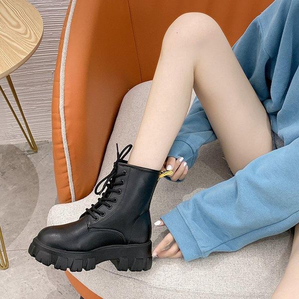 boots women winter cross tied round toe thick bottom plush keep warm platform high heels causal short ankle, Black
boots women winter cross tied round toe thick bottom plush keep warm platform high heels causal short ankle, Black