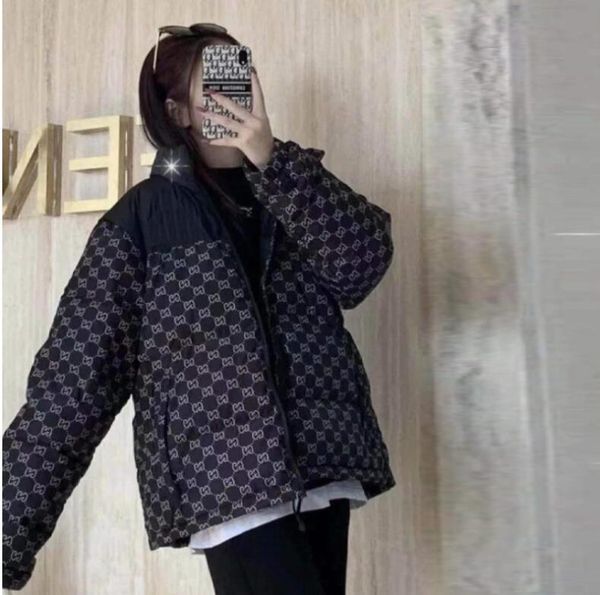 men women classic down puffer mountain jacket luxury designer male warm zipper outwear stand plaid collars winter coat mens clothes pluze si, Black
men women classic down puffer mountain jacket luxury designer male warm zipper outwear stand plaid collars winter coat mens clothes pluze si, Black