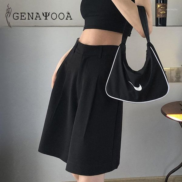 genayooa vintage chiffon women shorts casual loose office ladies high waist summer black shorts feminino 2020 korean1, White;black
genayooa vintage chiffon women shorts casual loose office ladies high waist summer black shorts feminino 2020 korean1, White;black