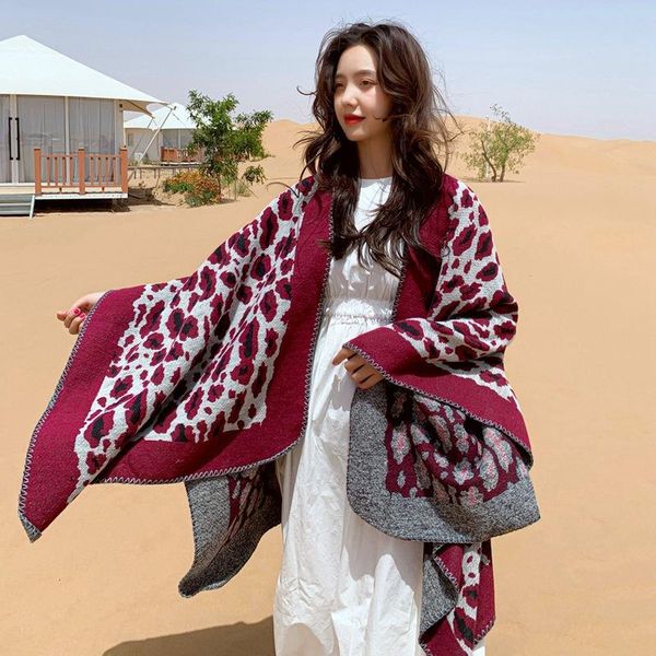 scarves autumn winter women leopard print air-conditioning shawl european style travel long wild thickened warmth split hedging cape, Blue;gray
scarves autumn winter women leopard print air-conditioning shawl european style travel long wild thickened warmth split hedging cape, Blue;gray