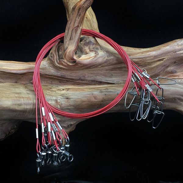 10pcs/lot 50cm 150lb fishing line strengthen steel wire leader connect with swivel and cost lock snap ocean bbyzke alice_bag
10pcs/lot 50cm 150lb fishing line strengthen steel wire leader connect with swivel and cost lock snap ocean bbyzke alice_bag
