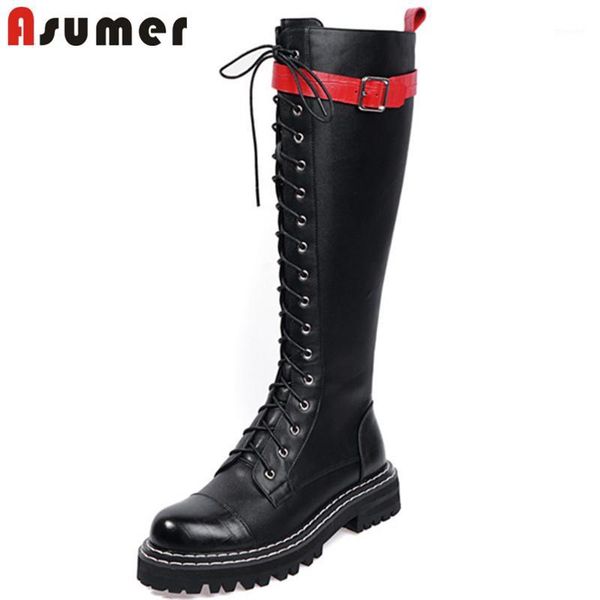 boots asumer 2021 est knee high women genuine leather mixed colors autumn winter low heels punk shoes woman motorcycle boots1, Black
boots asumer 2021 est knee high women genuine leather mixed colors autumn winter low heels punk shoes woman motorcycle boots1, Black