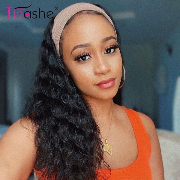 tinashe headband wig loose deep wave wig 150 density brazilian chic scarf head band wigs for black women curly human hair, Black;brown
tinashe headband wig loose deep wave wig 150 density brazilian chic scarf head band wigs for black women curly human hair, Black;brown