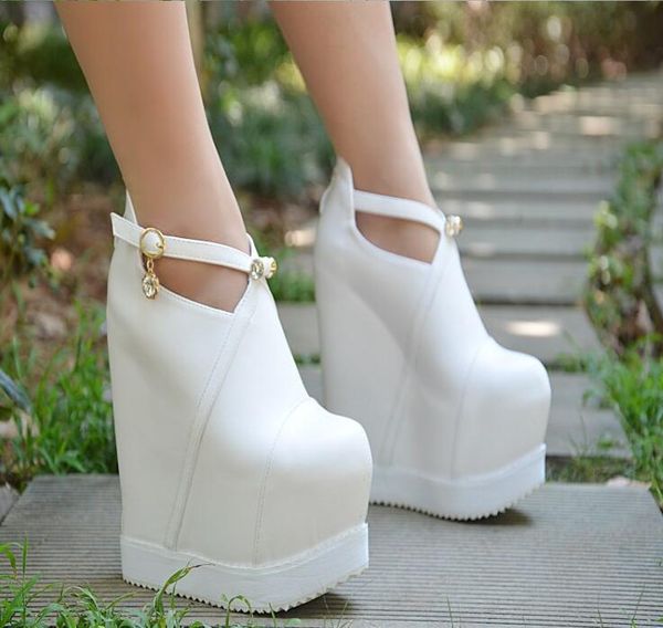 2020 fall korean new version wedge thick 15-inch boots with heels high sponge cake women shoes 4g3r, Black
2020 fall korean new version wedge thick 15-inch boots with heels high sponge cake women shoes 4g3r, Black