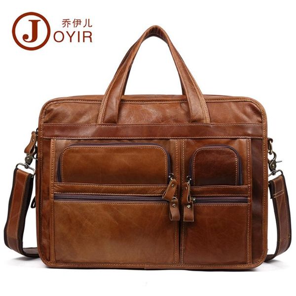 joyir men's briefcase cow leather casual tote oily leather lapbag male cross body bag business messenger bags
joyir men's briefcase cow leather casual tote oily leather lapbag male cross body bag business messenger bags