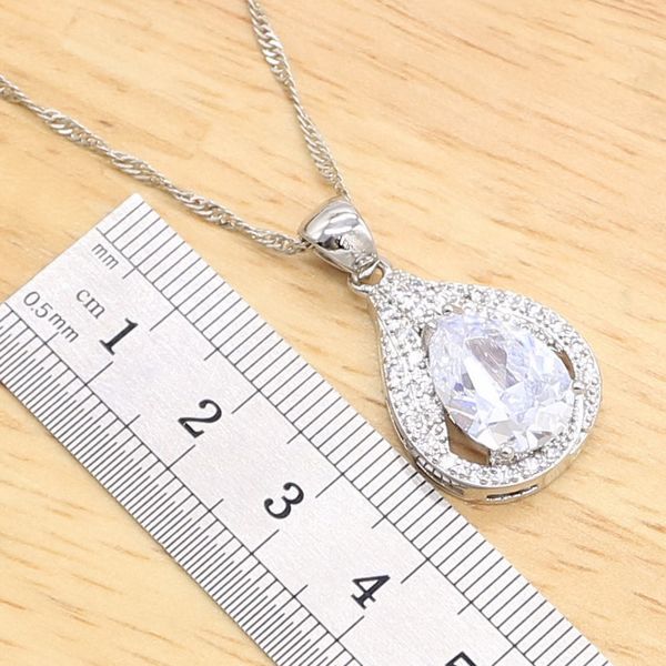 classic white zircon 925 silver wedding jewelry sets for women bracelet earrings necklace pendant ring birthday gift
classic white zircon 925 silver wedding jewelry sets for women bracelet earrings necklace pendant ring birthday gift