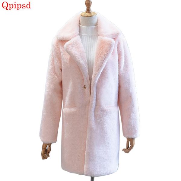 women's fur & faux korean plush coat female 2021 winter thick long womens solid imitation jacket lady overcoat, Black
women's fur & faux korean plush coat female 2021 winter thick long womens solid imitation jacket lady overcoat, Black