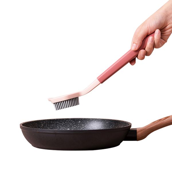 kitchen scrub dish brush with long handle soft bristle for pots and pans cleaning for sale
kitchen scrub dish brush with long handle soft bristle for pots and pans cleaning for sale