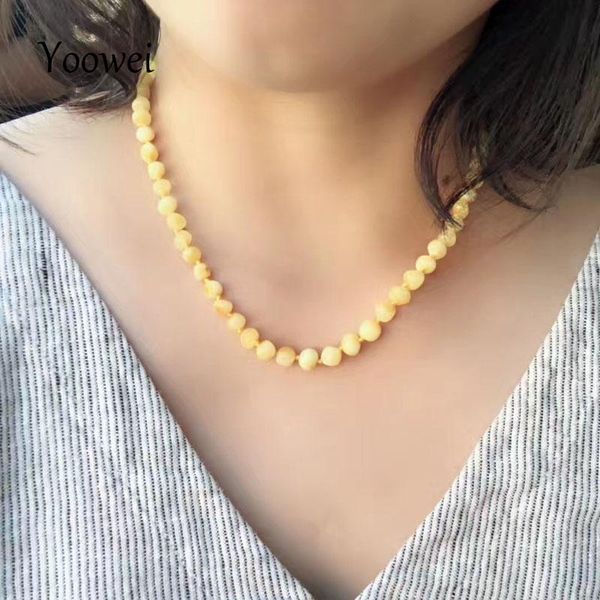 chains yoowei 10 color natural amber necklace for honey baroque style 100% real original bead women jewelry wholesale, Silver
chains yoowei 10 color natural amber necklace for honey baroque style 100% real original bead women jewelry wholesale, Silver