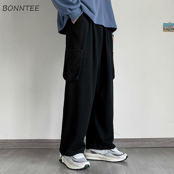men's pants solid casual sweatpants of men plus size 3xl leisure side pockets trendy all-match trousers ankle-length loose soft, Black
men's pants solid casual sweatpants of men plus size 3xl leisure side pockets trendy all-match trousers ankle-length loose soft, Black