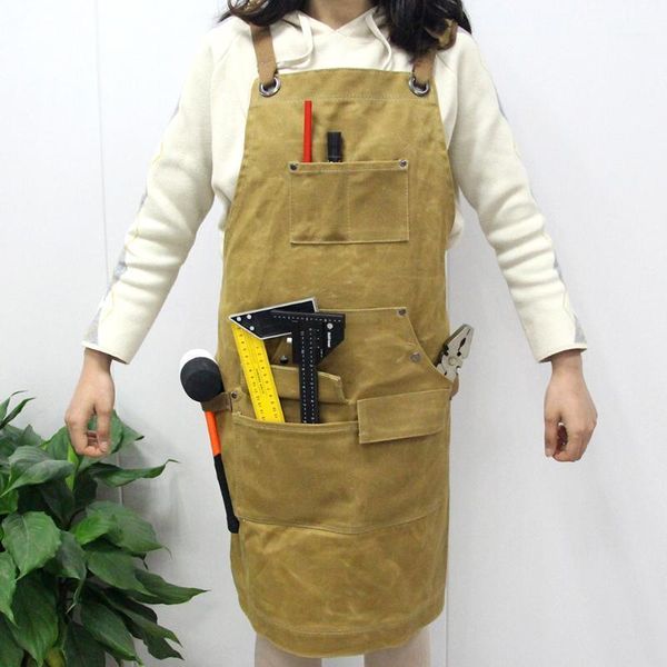 aprons woodworking adjustable canvas with tool pockets bbq cooking wear resistant waterproof fireproof oil-proof aprons1
aprons woodworking adjustable canvas with tool pockets bbq cooking wear resistant waterproof fireproof oil-proof aprons1