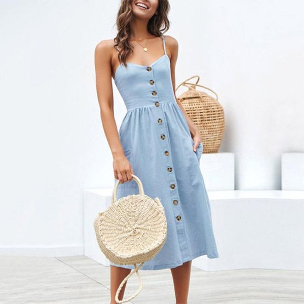 summer 2020 women button dresses v-neck sleeveless beach casual boho midi pocket plus size loose ladies fashion vestido1, Black;gray
summer 2020 women button dresses v-neck sleeveless beach casual boho midi pocket plus size loose ladies fashion vestido1, Black;gray