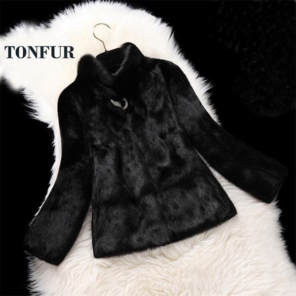 winter shinny decorate full pelt real rabbit fur coat natural drop shipping jacket factory customize color big size wsr194 201103, Black 
winter shinny decorate full pelt real rabbit fur coat natural drop shipping jacket factory customize color big size wsr194 201103, Black