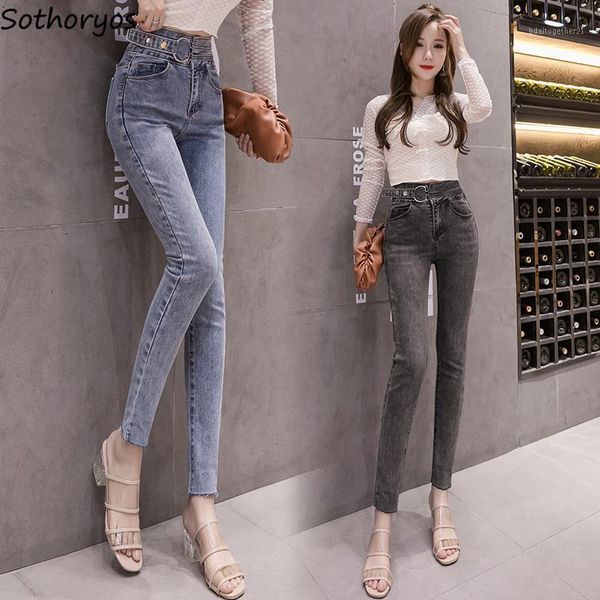 women's jeans women skinny pencil high waist all-match slim leisure korean style ankle-length street womens trousers students chic retr, Blue
women's jeans women skinny pencil high waist all-match slim leisure korean style ankle-length street womens trousers students chic retr, Blue