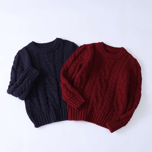 2020 new autumn winter middle school children's t-shirt twist pullover round neck thick boys and girls' sweater solid color warmth, Blue
2020 new autumn winter middle school children's t-shirt twist pullover round neck thick boys and girls' sweater solid color warmth, Blue