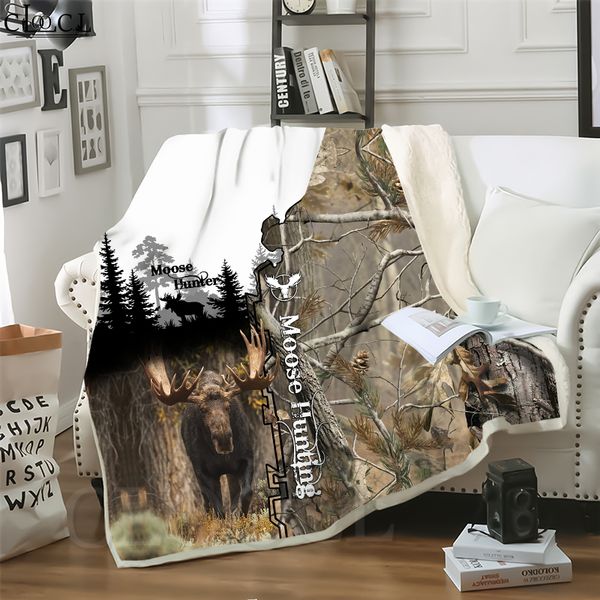 cloocl blankets animal moose hunting 3d print sofa travel throw blanket plush quilt
cloocl blankets animal moose hunting 3d print sofa travel throw blanket plush quilt