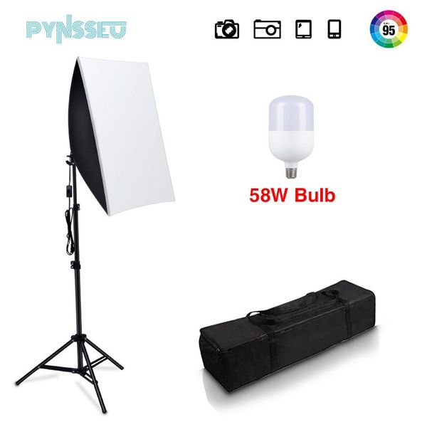 pynsseu 1pc soft box lighting kit 50x70cm professional pgraphy light system softbox for p studio equipment
pynsseu 1pc soft box lighting kit 50x70cm professional pgraphy light system softbox for p studio equipment