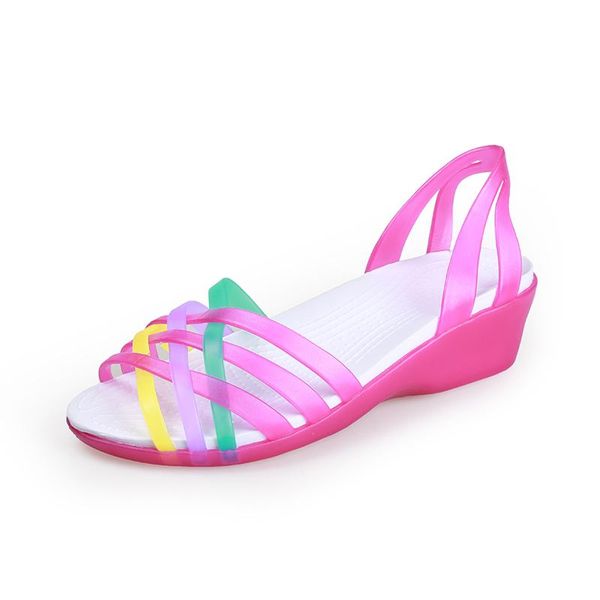 women sandals 2021 summer new candy color women shoes peep toe stappy beach valentine rainbow jelly shoes woman flats, Black
women sandals 2021 summer new candy color women shoes peep toe stappy beach valentine rainbow jelly shoes woman flats, Black