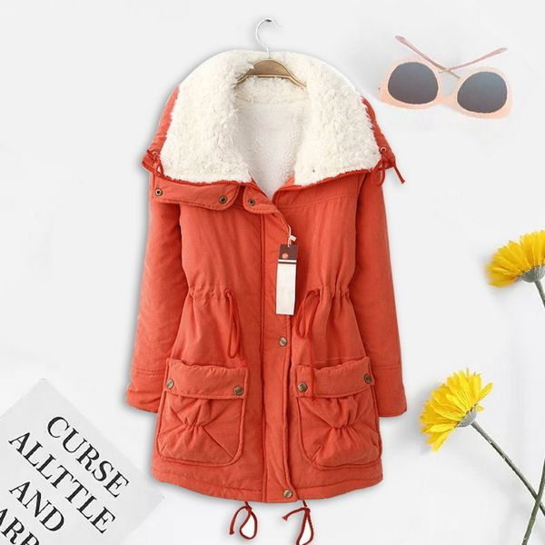 winter jacket women warm parkas casual slim ladies fleece solid fur collar jacket outerwear coats 3xl chaqueta mujer coat women 1014, Black
winter jacket women warm parkas casual slim ladies fleece solid fur collar jacket outerwear coats 3xl chaqueta mujer coat women 1014, Black