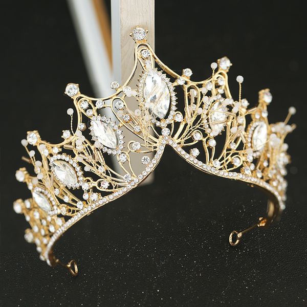 silver gold color big water drop crystal rhinestone crown headpiece women wedding hair jewelry accessories for bride wedding jewelry, Slivery;golden
silver gold color big water drop crystal rhinestone crown headpiece women wedding hair jewelry accessories for bride wedding jewelry, Slivery;golden