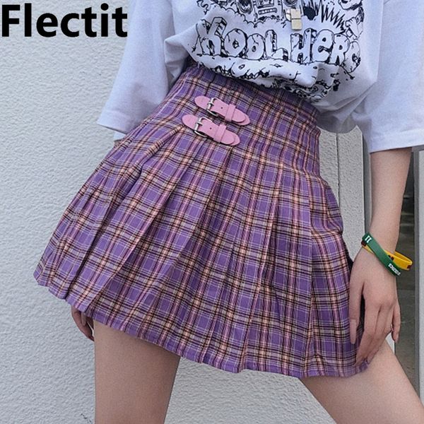 flectit purple plaid pleated mini skirt high waisted with buckle safe-shorts kawaii short skirt preppy style school outfits * 1014, Black
flectit purple plaid pleated mini skirt high waisted with buckle safe-shorts kawaii short skirt preppy style school outfits * 1014, Black