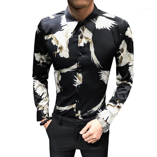 brand men shirt floral dress shirt long sleeve slim fit camisa masculina casual male hawaiian turn-down collar shirts1, White;black
brand men shirt floral dress shirt long sleeve slim fit camisa masculina casual male hawaiian turn-down collar shirts1, White;black