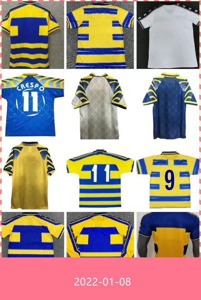 1998 1999 2000 parma calcio mens soccer jerseys crespo cannavaro baggio asprilla home yellow blue football shirt short sleeve uniforms, Black;yellow
1998 1999 2000 parma calcio mens soccer jerseys crespo cannavaro baggio asprilla home yellow blue football shirt short sleeve uniforms, Black;yellow