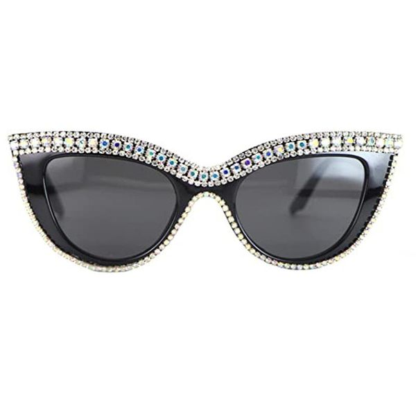 sunglasses rhinestone cat eye fashion brand design glasses ladies crystal vintage for women uv protection, White;black
sunglasses rhinestone cat eye fashion brand design glasses ladies crystal vintage for women uv protection, White;black
